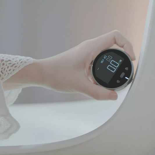 Precision Digital Rolling Tape Measure - HD LCD Electronic Ruler for All Surfaces - USB-C Rechargeable
