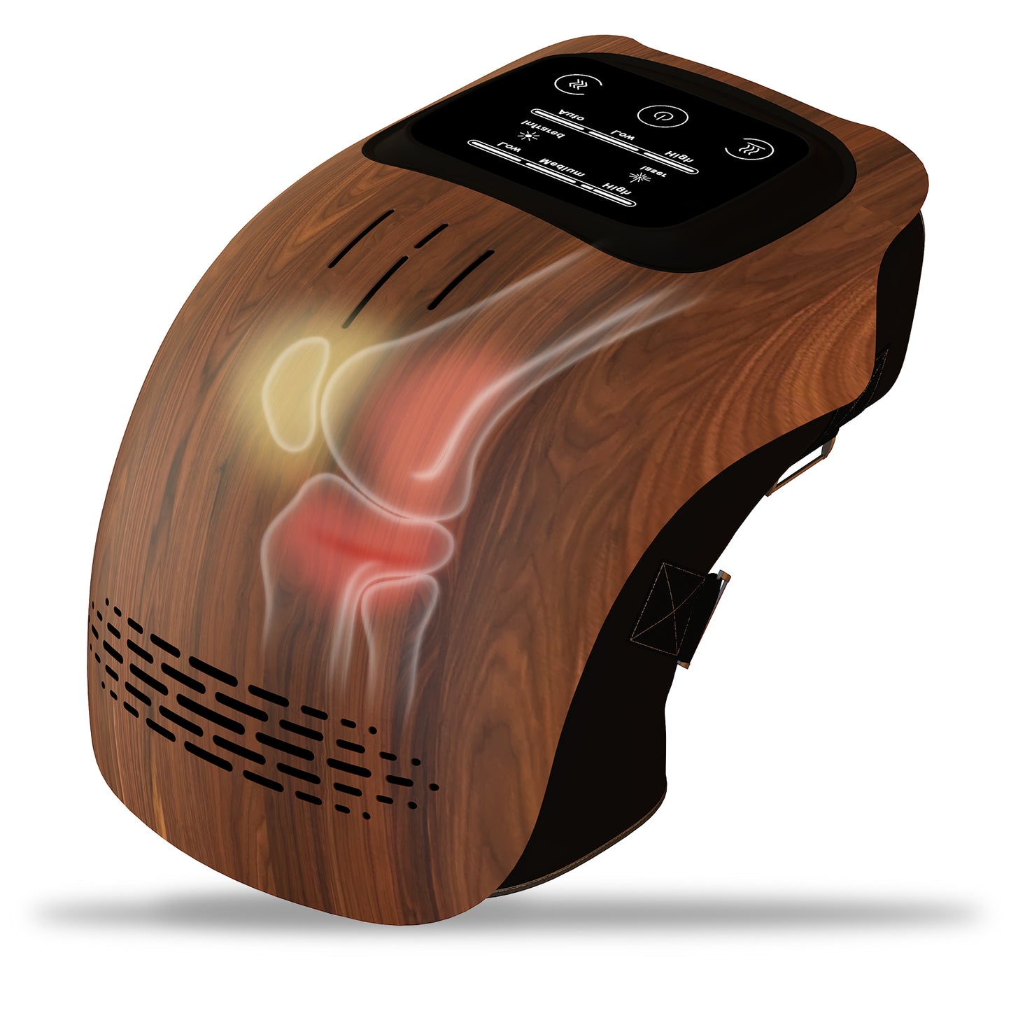 3-in-1 Knee Massager: Heat, Vibration & Infrared Laser Therapy for Pain Relief