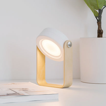 Luz nocturna LED plegable táctil regulable: linterna portátil recargable por USB
