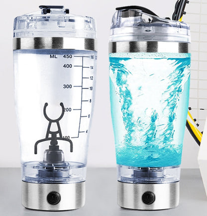 Electric Shaker Bottle – 600ml Portable Automatic Mixer (USB-C & Battery Models)