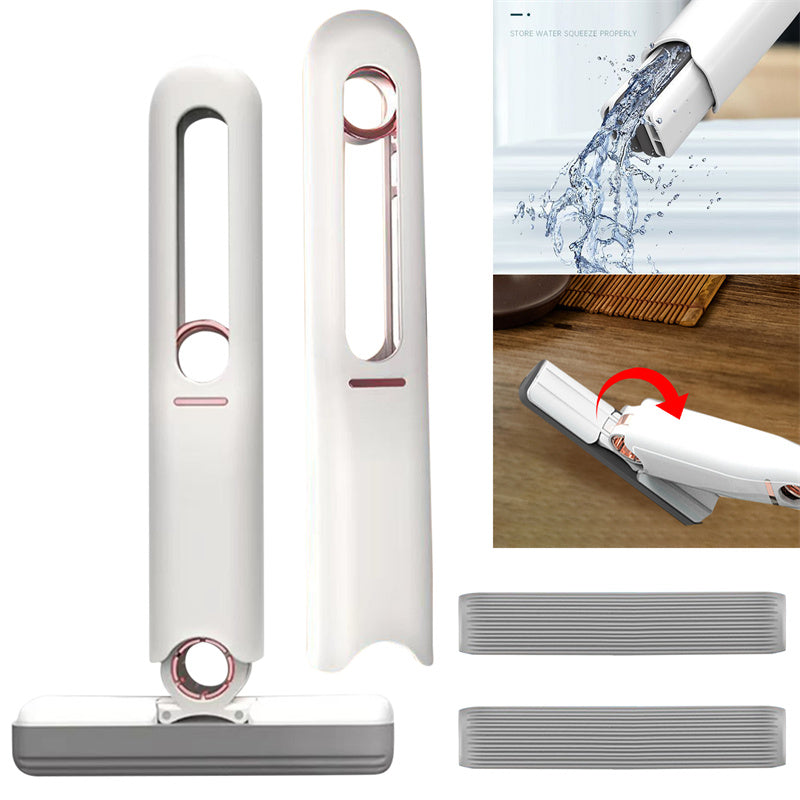 Mini trapeadores, esponja para limpieza de pisos, trapeador exprimidor, herramientas de limpieza para el hogar, limpiador portátil para el hogar, el automóvil, limpiador de pantallas de vidrio, trapeador de escritorio
