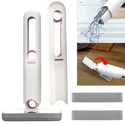 Mini trapeadores, esponja para limpieza de pisos, trapeador exprimidor, herramientas de limpieza para el hogar, limpiador portátil para el hogar, el automóvil, limpiador de pantallas de vidrio, trapeador de escritorio