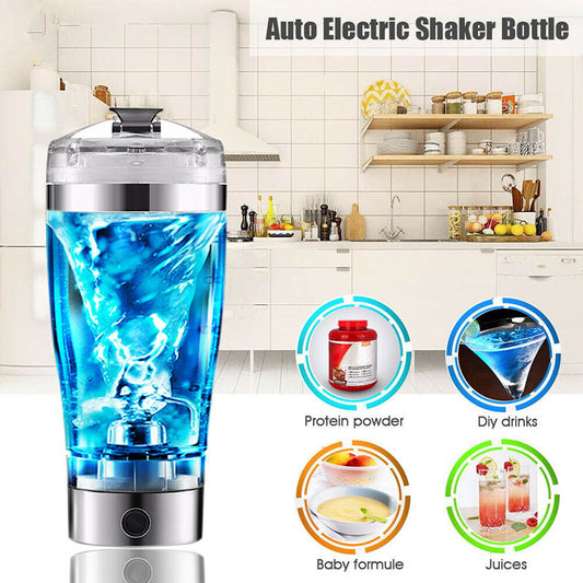 Electric Shaker Bottle – 600ml Portable Automatic Mixer (USB-C & Battery Models)