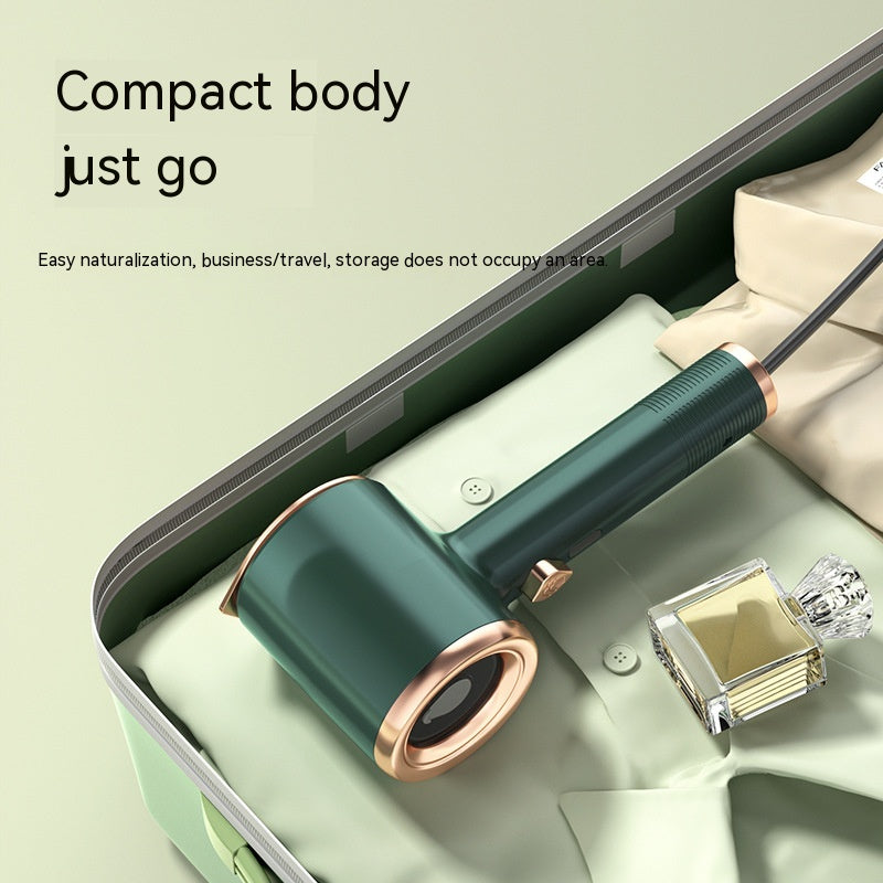 2-in-1 Portable Mini Steam Iron: Professional Travel Garment Steamer & Dry Iron for Clothes, 180° Rotatable Handle, 30s Fast Heat-Up