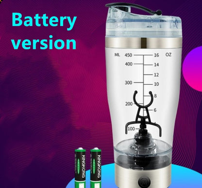 Electric Shaker Bottle – 600ml Portable Automatic Mixer (USB-C & Battery Models)