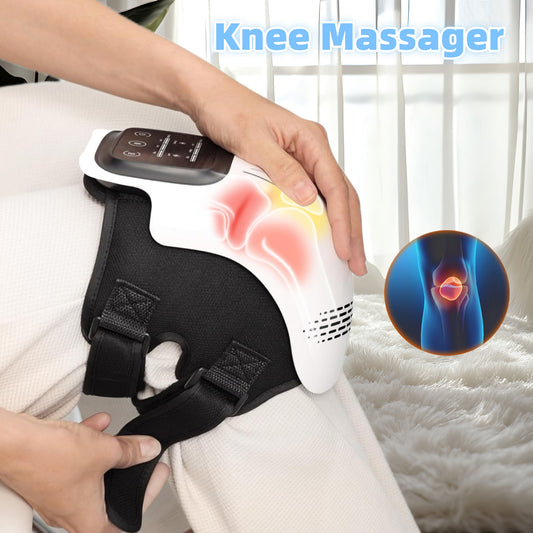 3-in-1 Knee Massager: Heat, Vibration & Infrared Laser Therapy for Pain Relief