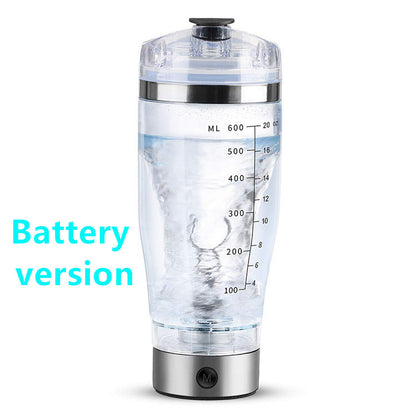 Electric Shaker Bottle – 600ml Portable Automatic Mixer (USB-C & Battery Models)