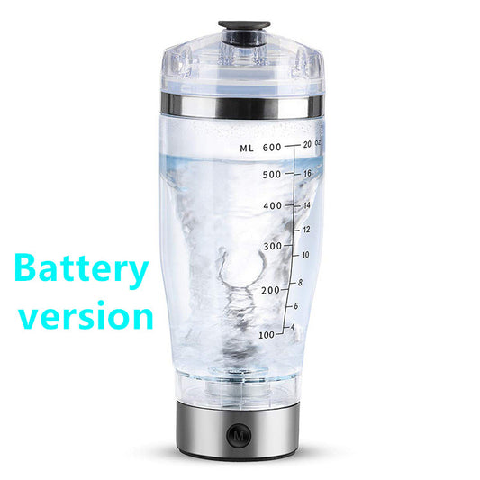 Electric Shaker Bottle – 600ml Portable Automatic Mixer (USB-C & Battery Models)