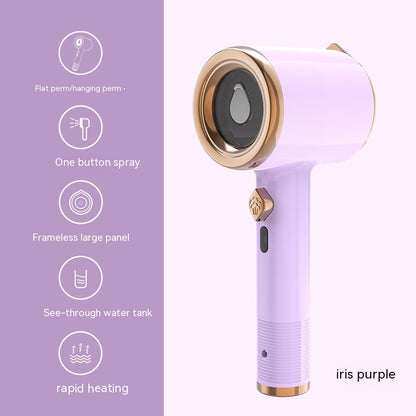 2-in-1 Portable Mini Steam Iron: Professional Travel Garment Steamer & Dry Iron for Clothes, 180° Rotatable Handle, 30s Fast Heat-Up