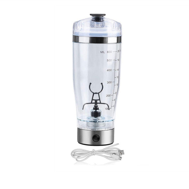 Electric Shaker Bottle – 600ml Portable Automatic Mixer (USB-C & Battery Models)