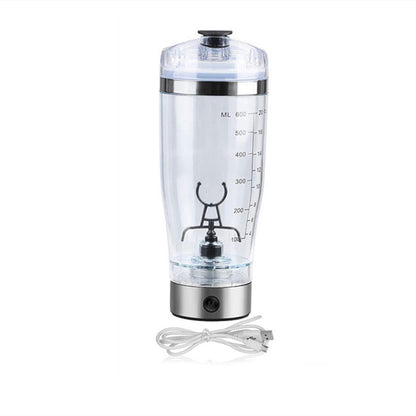 Electric Shaker Bottle – 600ml Portable Automatic Mixer (USB-C & Battery Models)