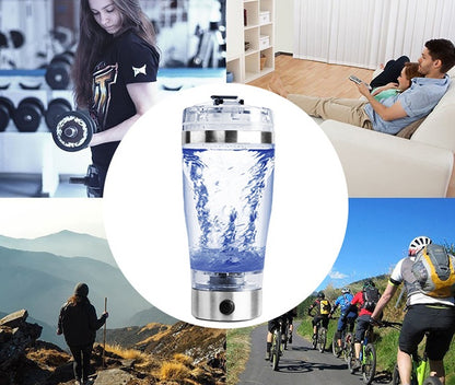Electric Shaker Bottle – 600ml Portable Automatic Mixer (USB-C & Battery Models)
